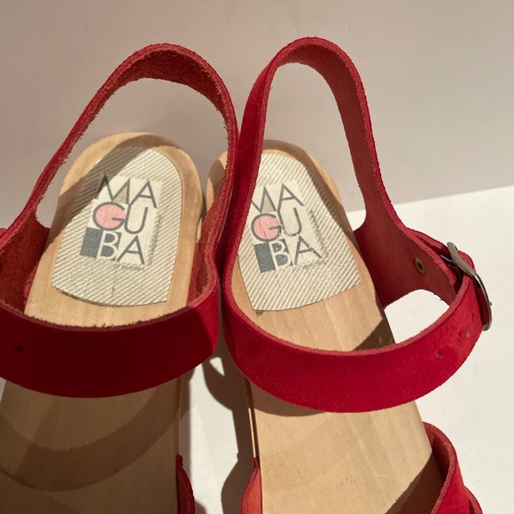 Maguba Swedish Wood Sandals Size 40 - Picture 5 of 7